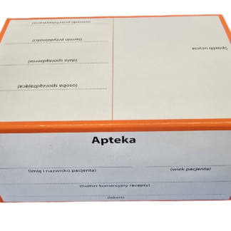 Pudełko na czopki i globulki z sygnaturą (20 szt.)