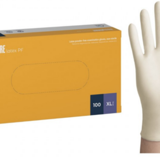 Rękawice diagnostyczne lateksowe bezpudrowe EasyCARE latex PF ZARYS, L